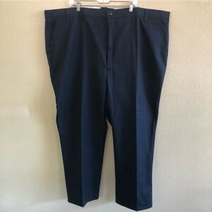 Red Cap Men’s Navy Chino PT20 Industrial Work Pants Plus Size W52 / L36U